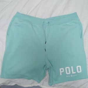 Polo ralph lauren fleece mint green sz 44 shorts new no tag
